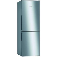 Refurbished Bosch Serie 4 KGV33VLEAG Freestanding 287 Litre 60/40 Fridge Freezer Stainless Steel