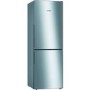 Refurbished Bosch Serie 4 KGV33VLEAG Freestanding 287 Litre 60/40 Fridge Freezer Stainless Steel
