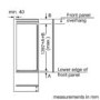 Neff N70 247 Litre In-column Integrated Larder Fridge