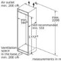 Neff N70 319 Litre In-column Integrated Fridge