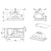 Smeg Cucina 52cm Canopy Cooker Hood - Silver
