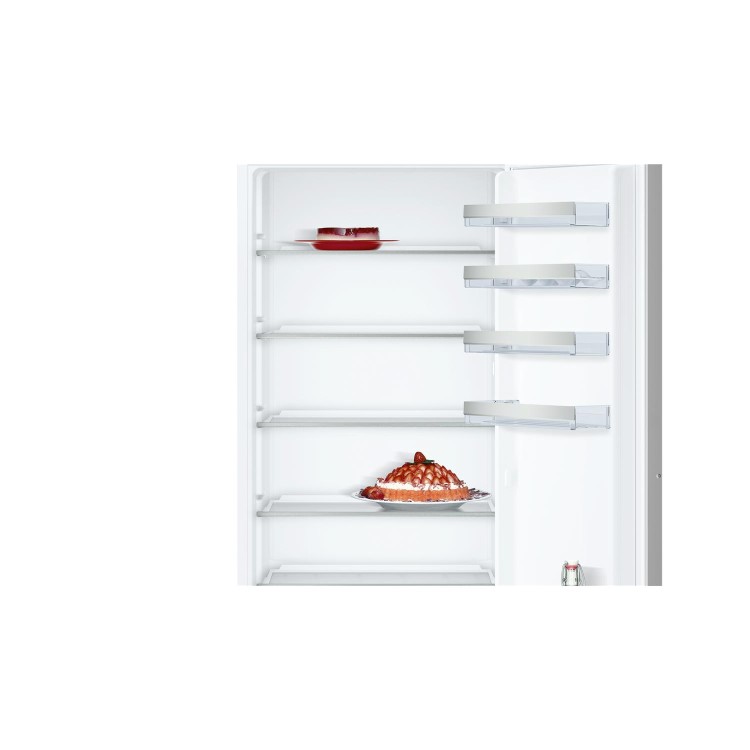 Neff KI5872F30G 54cm Wide 70-30 Integrated Upright Fridge Freezer - White