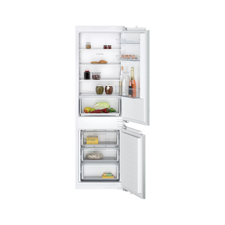 Refurbished Neff KI7861FE0G Integrated 260 Litre 70/30 Frost Free Fridge Freezer White