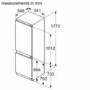 Neff N30 260 Litre 60/40 Integrated Fridge Freezer 