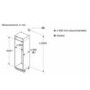 Neff N50 290 Litre 194 cm 60/40 Integrated Fridge Freezer with Fixed Door Hinge