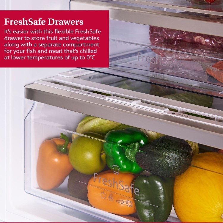 Neff N50 290 Litre 194 cm 60/40 Integrated Fridge Freezer with Fixed Door Hinge