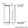 Neff KI8826D30 N90 269L Integrated Larder Fridge With Icebox & Zero Degree Drawer - Door-on-door