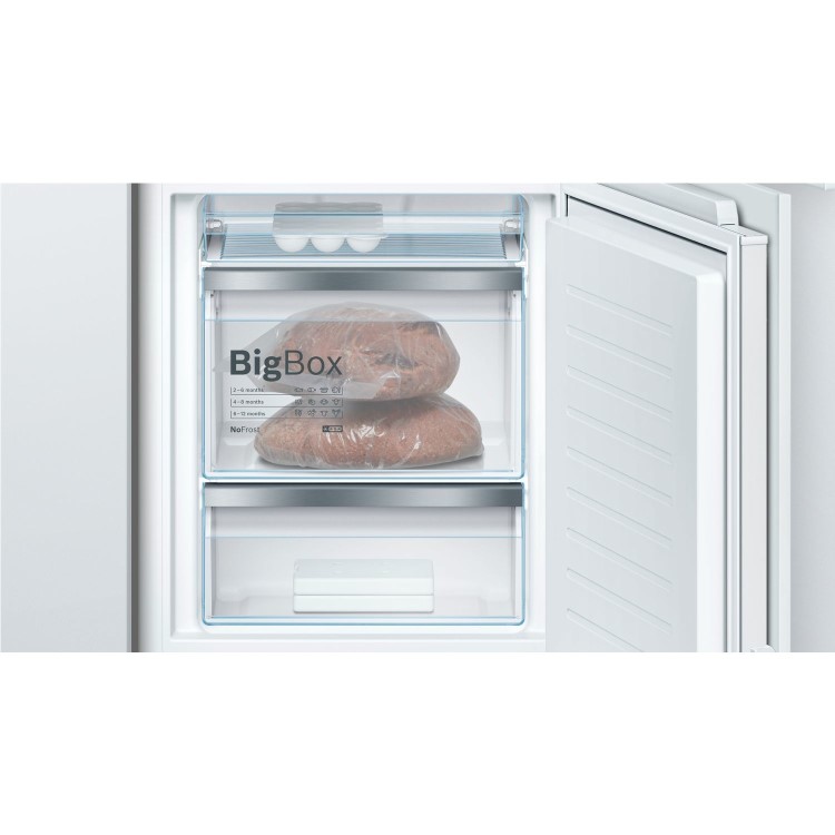 Refurbished Bosch Serie 8 KIF86PFE0 Integrated 223 Litre 60/40 Frost Free Fridge Freezer