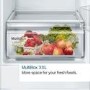 Refurbished Bosch Series 2 KIN85NFE0G Integrated 249 Litre 60/40 Frost Free Fridge Freezer