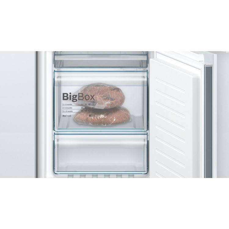 Refurbished Bosch Serie 4 KIN86VFF0G Integrated 254 Litre 60/40 Fridge Freezer