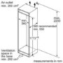 Refurbished Bosch Serie 4 KIN86VFF0G Integrated 254 Litre 60/40 Fridge Freezer