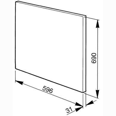Smeg KIT60X Splash Back for SUK61MF/62MF
