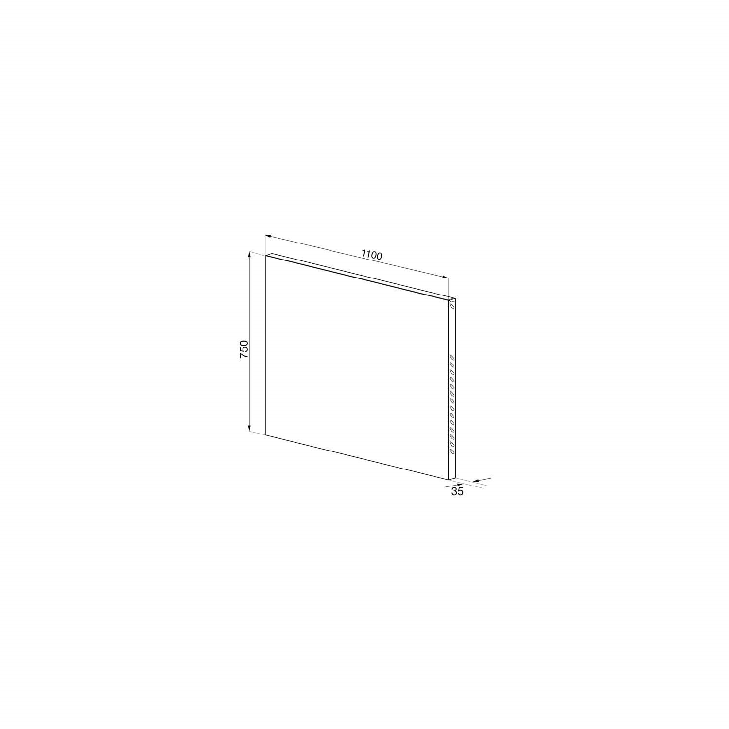 Splashback 110cm Smeg KITS110X8 110cm Stainless Steel Splashback for Symphony Cookers ...