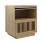 Oak Bedside Table with Drawer and Shelf - Kiyomi