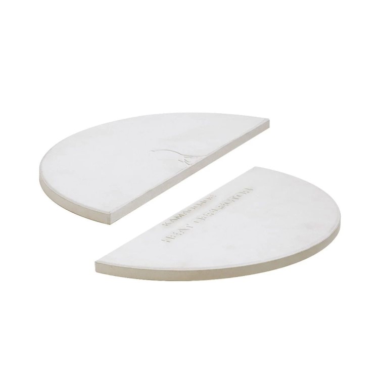 Kamado Joe Heat Deflector - Big Joe - Set of 2 Half Moon Plates