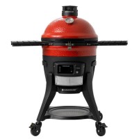 Kamado Joe Konnected Joe Digital Charcoal Grill and Smoker - Black/Red