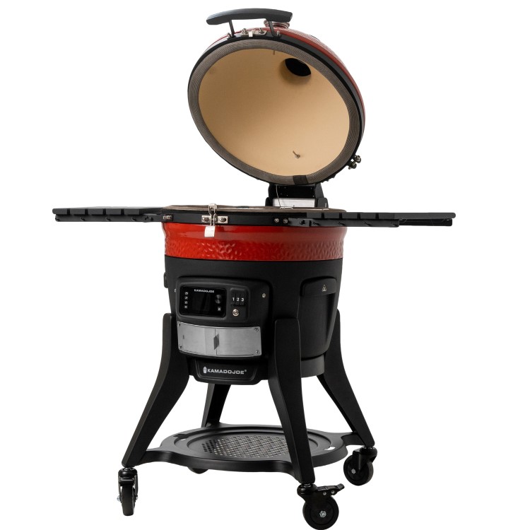 Kamado Joe Konnected Joe Digital Charcoal Grill and Smoker - Black/Red