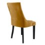 Set of 2 Mustard Yellow Velvet Dining Chairs - Kaylee