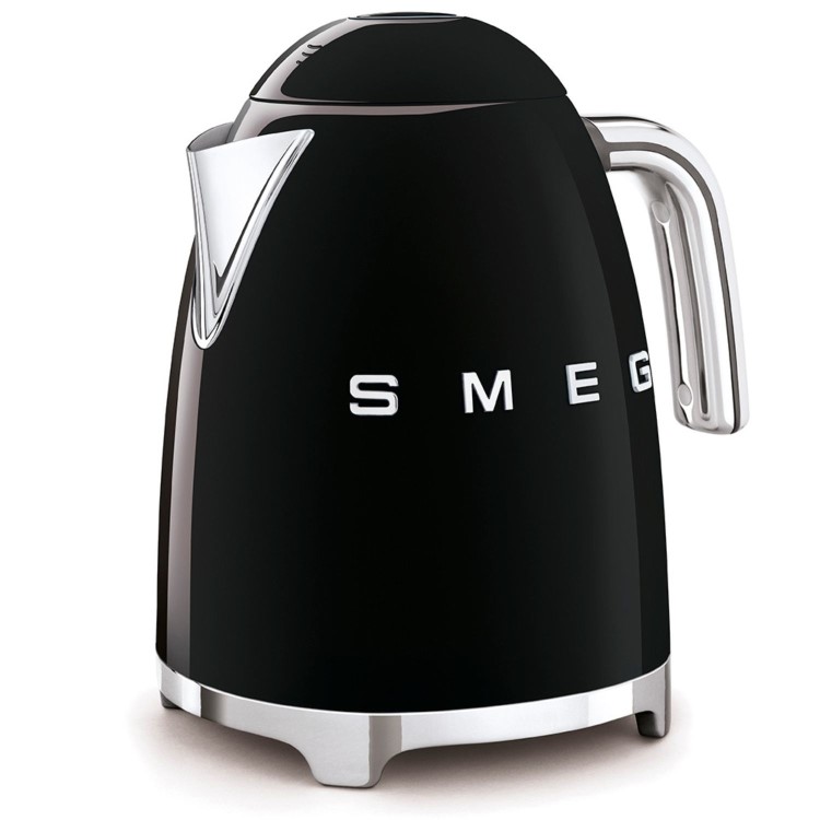 Smeg 50's style 1.7L Electric Kettle in Black - KLF03BLUK 
