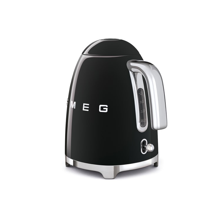 Smeg KLF03BLUK 1.7L Retro Black Kettle – Stylish Fast Boil Electric Kettle