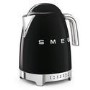 Smeg 50’s Retro Variable Temperature Kettle 1.7L –- Black - KLF04CRUK