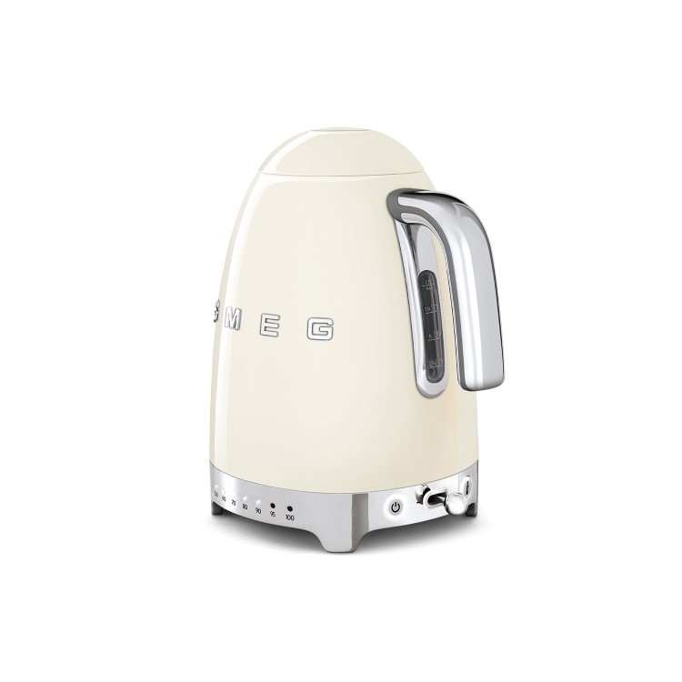 Smeg 50’s Retro Variable Temperature Kettle 1.7L – Cream - KLF04CRUK