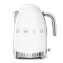 KLF04WHUK Smeg Retro 50's Style Variable Temperature Kettle - White - KLF04WHUK