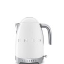 KLF04WHUK Smeg Retro 50's Style Variable Temperature Kettle - White - KLF04WHUK