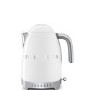 Smeg Retro 50's Style Variable Temperature Kettle - White - KLF04WHUK