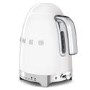 Smeg Retro 50's Style Variable Temperature Kettle - White - KLF04WHUK