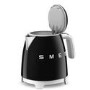 Smeg 50s Style 0.8L Mini Electric Kettle - Black - KLF05BLUK