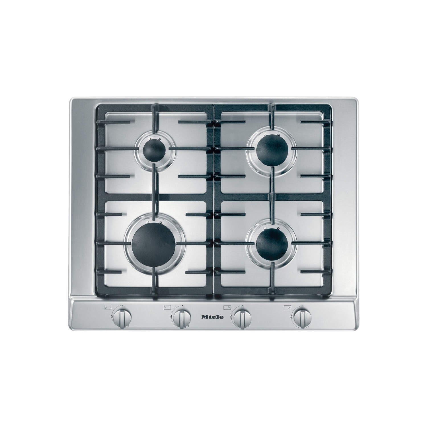Miele 65cm 4 Burner Gas Hob - Stainless Steel