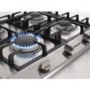 Miele KM2010 65cm 4 Burner Gas Hob - Stainless Steel