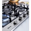 Refurbished Miele KM2032 75cm 5 Burner Gas Hob Stainless Steel
