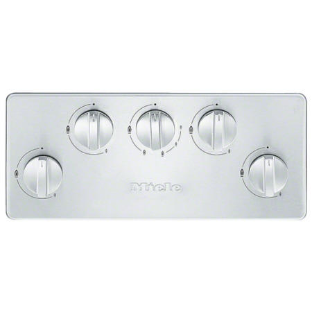 Miele 90cm Five Burner Gas Hob with Wok Burner - Stainless Steel