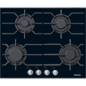 KM3010 Miele 63cm Gas on Glass 4 Burner Gas Hob - Black