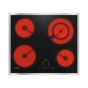 KM6520FR Miele 58cm 4 Zone Ceramic Hob with Stainless Steel Frame