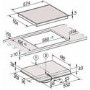 Miele 58cm 4 Zone Ceramic Hob with Stainless Steel Frame