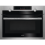 AEG 6000 Series Built-In 1000W Microwave with Grill - Stainless Steel