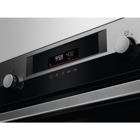 AEG 6000 Series Built-In 1000W Microwave with Grill - Stainless Steel