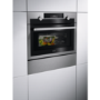 AEG Built-In Microwave with Grill - Stainless Steel