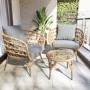 2 Seater Wicker Bistro Garden Set - Como