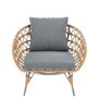 2 Seater Wicker Bistro Garden Set - Como