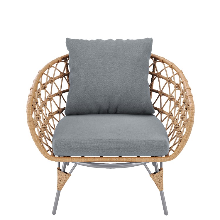 2 Seater Wicker Bistro Garden Set - Como