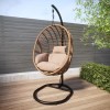Wicker Garden Egg Swing Chair - Como