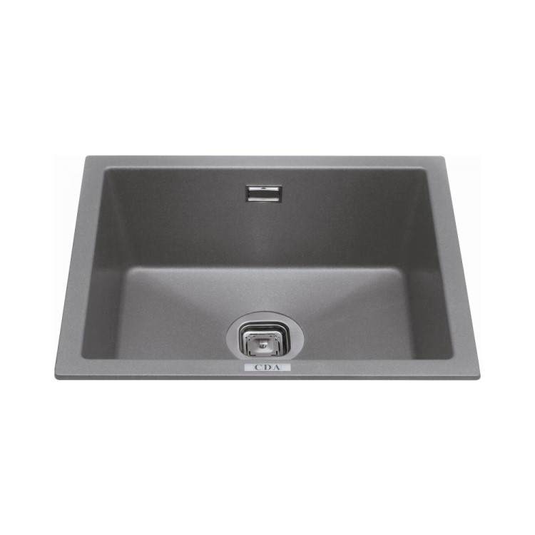 CDA KMG24GR Composite Single Bowl Sink Graphite