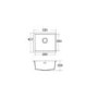 CDA KMG24GR Composite Single Bowl Sink Graphite