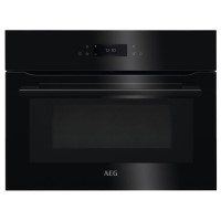 Refurbished AEG KMK768080B CombiQuick Built In 43L with Grill 1000W Combination Microwave Oven Black