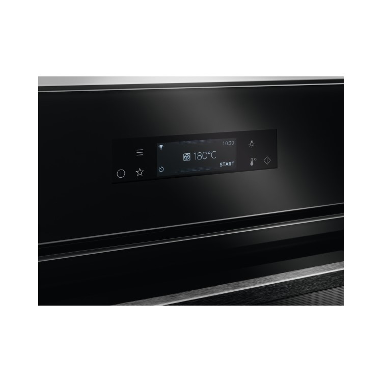 Refurbished AEG KMK768080B CombiQuick Built In 43L with Grill 1000W Combination Microwave Oven Black