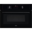 KMX365060B AEG 3000 Series CombiQuick Built-In Combination Microwave Oven - Black